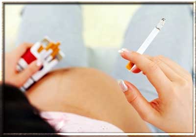 Влияние курения во время беременности